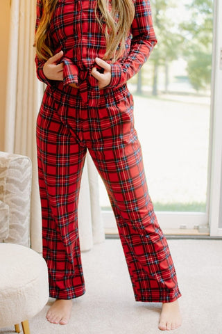 3 Piece Red Plaid PJ Set | Select Trends Boutique