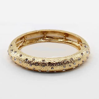Gold Rhinestone Accent Bracelet