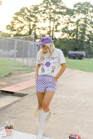 LSU Croquette Short Sleeve Tee