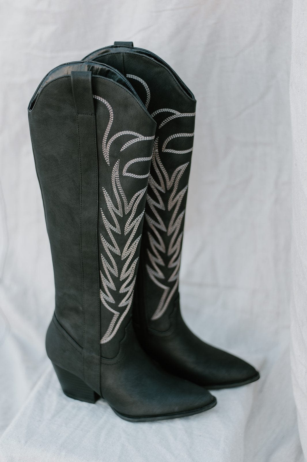 Black Classic Western Cowgirl Boot