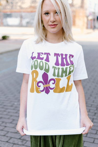Let The Good Times Roll Mardi Gras Tee