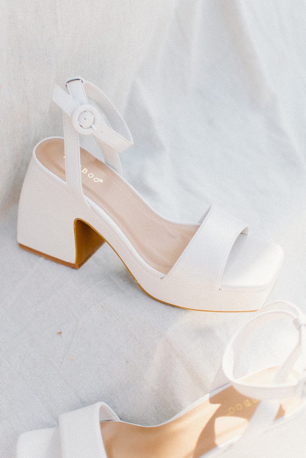 Gracie - Ivory Platform Wedding Shoes | Georgies Bridal Shoes