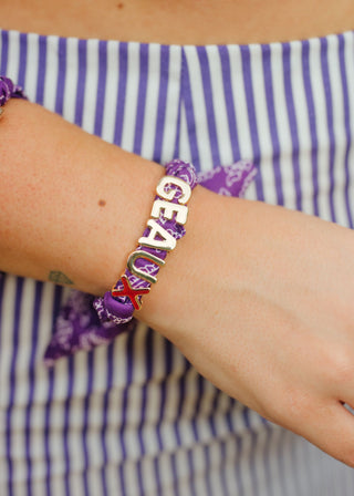 LSU Geaux Bandana Bracelet