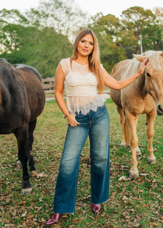 Hidden Dark Wash Classic Dad Jean