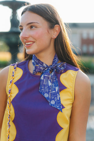 LSU Purple Neck Scarf
