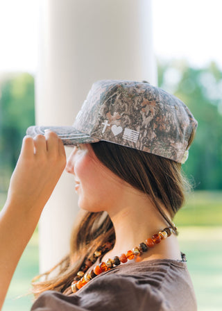 God Family Country Camo Trucker Hat