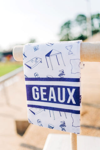 Geaux Purple Tailgate Hand Towel