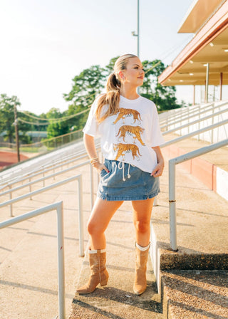 White Tiger Relaxed Short Tee