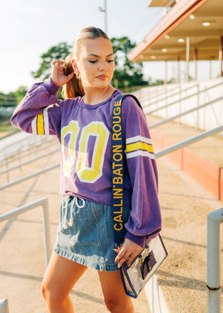 Callin' Baton Rouge Beaded Bag Strap