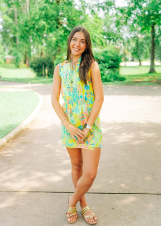 Ciebon Yellow Tropical Romper