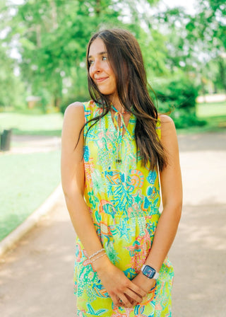 Ciebon Yellow Tropical Romper