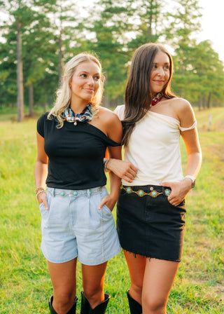Light Wash Denim Mom Shorts