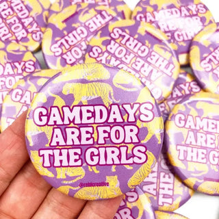 Purple For The Girls Gameday Button