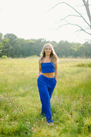 Royal Blue Set Trousers