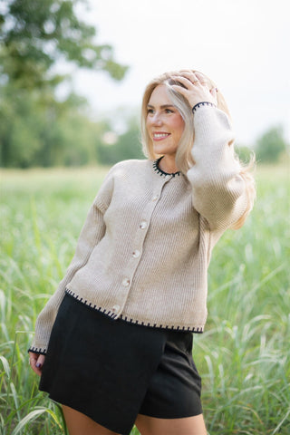 Black Faux Wrap Suede Skort