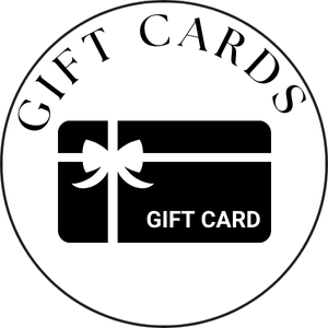 Gift Cards Available in any amount, Physical and Virtural.