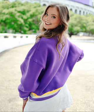 Geaux Mock Neck Sweatshirt