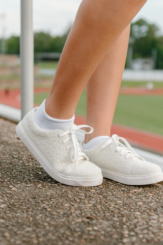 White Pearl Sneakers