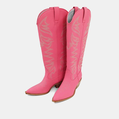 Shu Shop Zerena Coral Cowgirl Boots