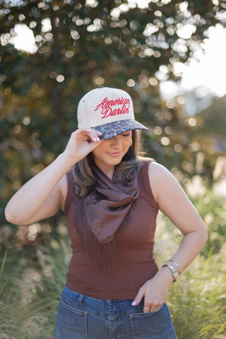 American Darlin' Leopard Trucker Hat | Select Trends Boutique