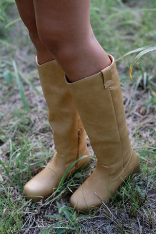 Banana Brown Knee High Boots - Select Trends Boutique