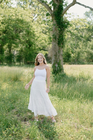 Basic Stretchy Sleeveless Cami - White | Select Trends Boutique