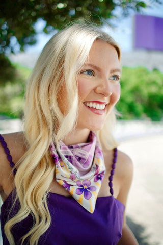 Baton Rouge LSU Bandana Scarf | Select Trends Boutique