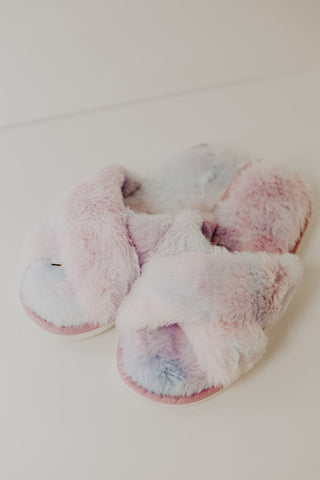 Berries N Cream Fuzzy Slippers