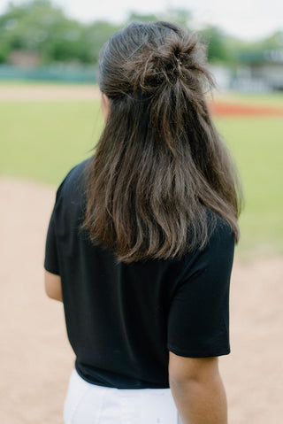 Black Basic Front Pocket Tee | Select Trends Boutique