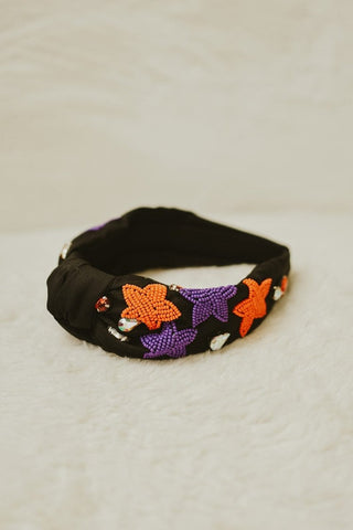 Black Beaded Halloween Headband | Select Trends Boutique