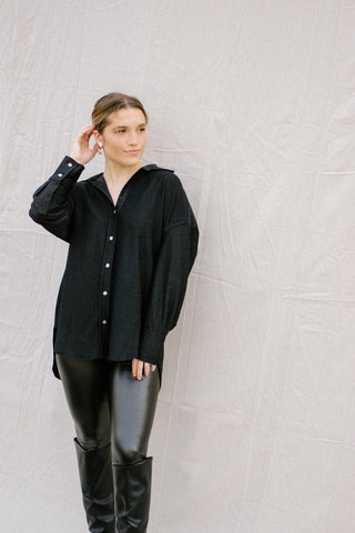 Black Faux Leather Leggings - Select Trends Boutique