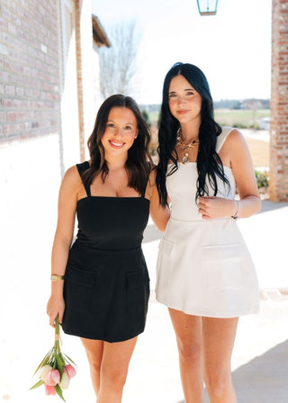 Black Fit & Flare Mini Dress | Select Trends Boutique