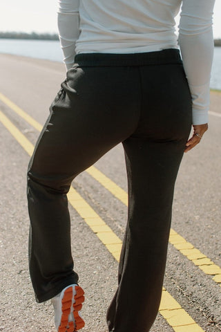 Black High Waist Sweatpants | Select Trends Boutique