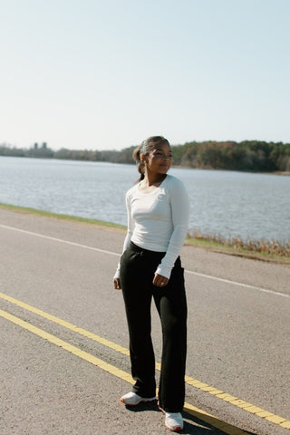 Black High Waist Sweatpants | Select Trends Boutique