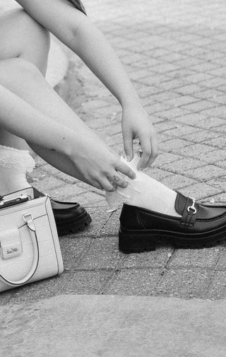 Black Matte Leather Loafers from Select Trends Boutique