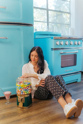 Black Polka Dot Straight Leg Jeans | Select Trends Boutique