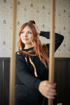 Black Sequin Bow Holiday Sweater