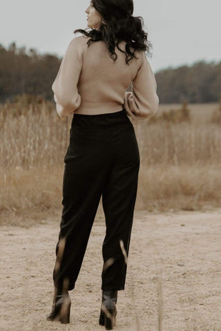 Black Walk It Out Trousers | Select Trends Boutique
