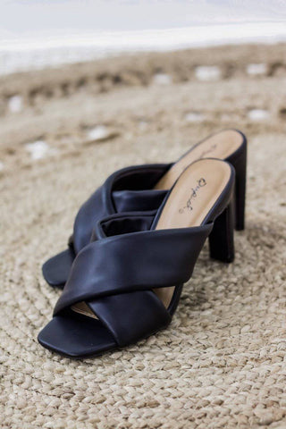 Black X - Bank Heels | Select Trends Boutique
