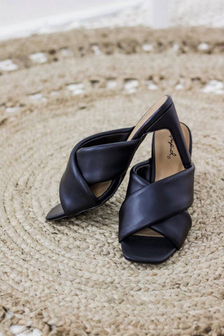 Black X - Bank Heels | Select Trends Boutique
