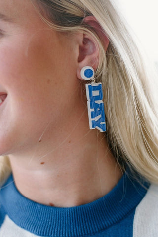 Blue Gameday Drops | Select Trends Boutique