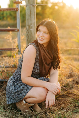 Blue Plaid Drop Waist Smocked Romper | Select Trends Boutique