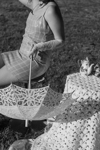 Blue Plaid Sequin Mini Dress - Select Trends Boutique