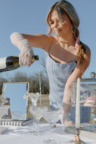 Blue Plaid Sequin Mini Dress - Select Trends Boutique