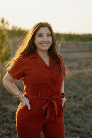Brick Denim Utility Jumpsuit | Select Trends Boutique