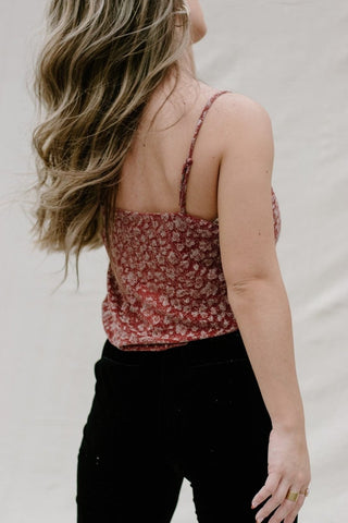 Brick Glitz Cowl Neck Top | Select Trends Boutique