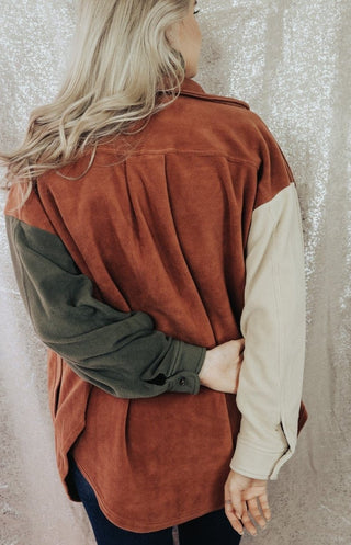 Brick Let's Get Jazzy Shacket | Select Trends Boutique
