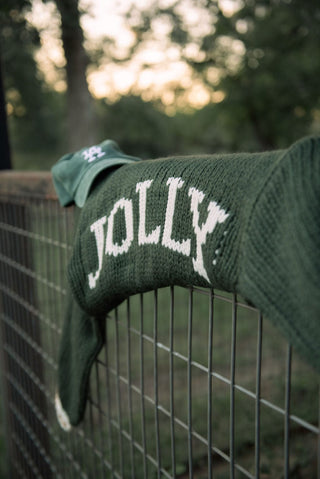 Green Jolly Knit Christmas Sweater