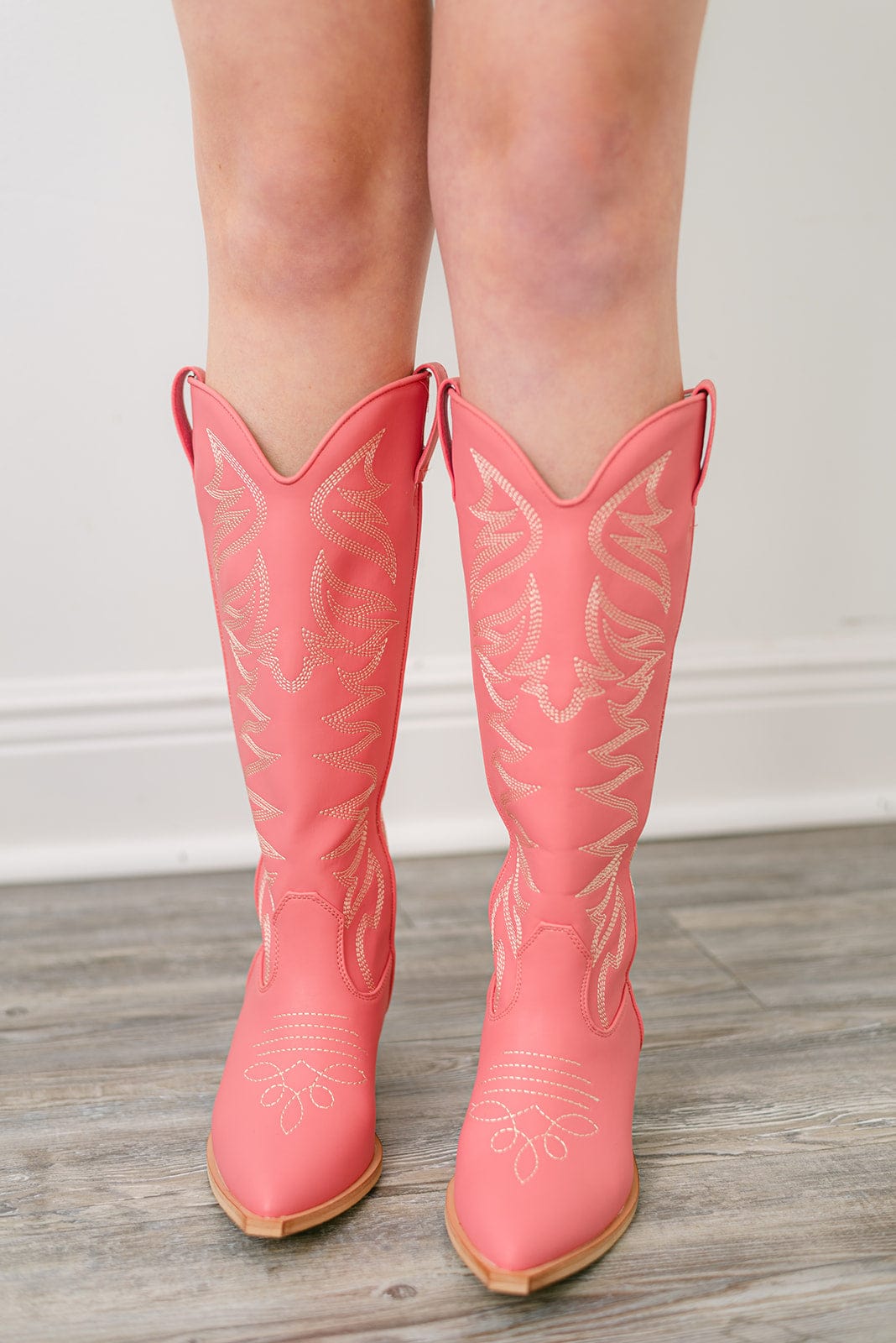 Shu Shop Zerena Coral Cowgirl Boots