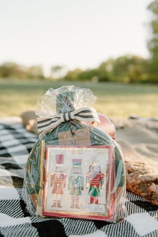 Nutcracker Cutting Board & Napkin Set